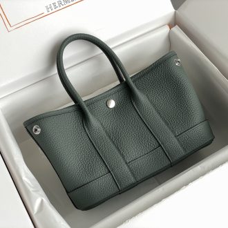 Hermes Garden Party Leather Tote Bag