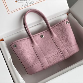 Hermes Hermès Pink Leather Tote Bag