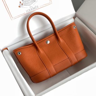 Hermes Hermès Picotin Lock Bag in Orange Leather