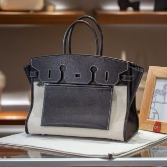 Hermes Birkin à l'envers 35cm Barenia Faubourg Bag
