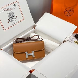 Hermes Constance Leather Bag