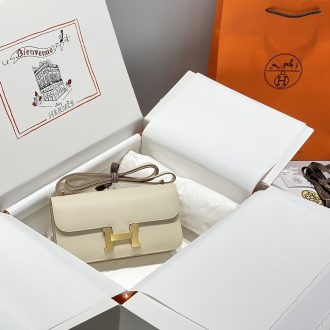 Hermes Hermès Constance Mini Leather Shoulder Bag