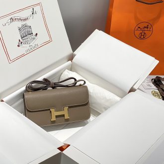 Hermes Hermès Constance Leather Shoulder Bag