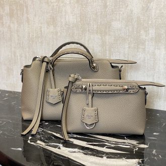 Fendi Elegant Leather Handbag Set