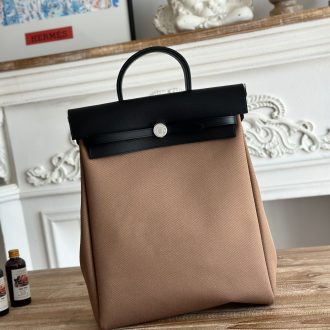 Hermes Elegant Two-Tone Tote Bag
