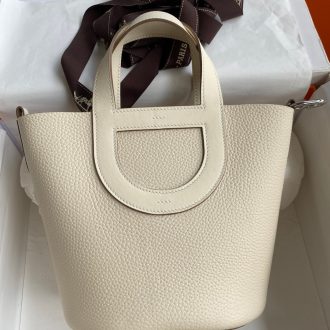 Hermes Elegant Pebbled Leather Tote