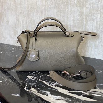 Fendi Leather Handbag with Detachable Strap