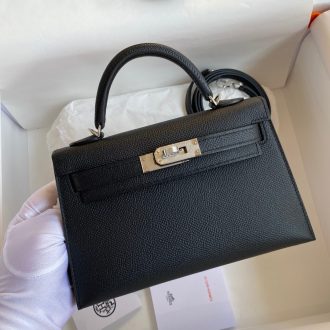 Hermes Hermès Kelly Mini Leather Handbag