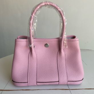 Hermes Pink Leather Handbag
