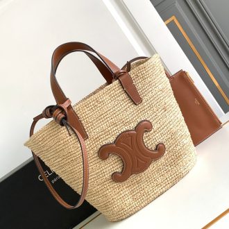 Celine Raffia Tote Bag