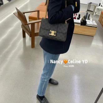 Celine Triomphe Canvas Shoulder Bag