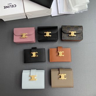 Celine Luxury Leather Wallet Collection
