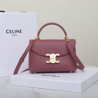 Celine Classic Triomphe Leather Handbag