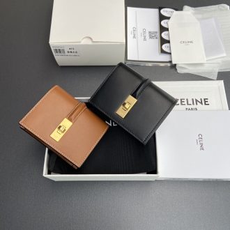 Celine Tri-Fold Leather Wallet