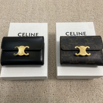 Celine Triomphe Compact Wallet