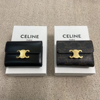 Celine Triomphe Compact Wallet