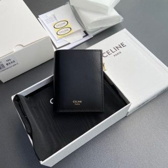 Celine Elegant Black Leather Wallet