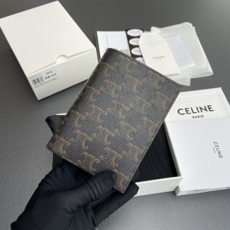 Celine Monogram Leather Wallet