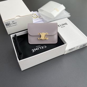 Celine Classic Triomphe Leather Wallet
