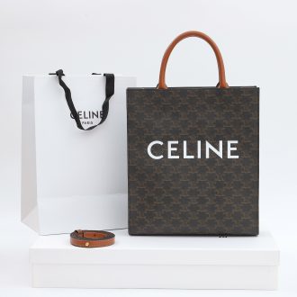 Celine Triomphe Canvas Tote Bag