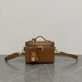 Celine Classic Tan Leather Vanity Case
