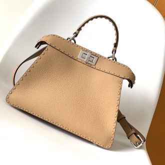 Fendi Peekaboo Leather Handbag