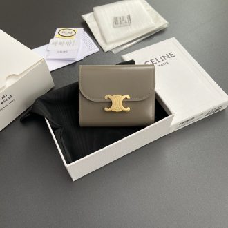 Celine Classic Triomphe Leather Wallet