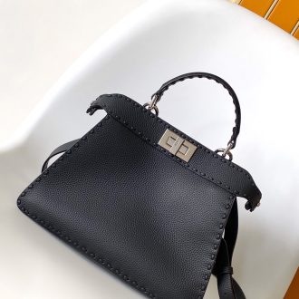 Fendi Black Leather Handbag