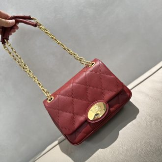 Burberry Quilted Leather Chain Shoulder Bag