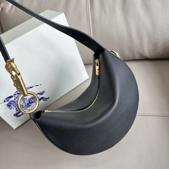 Burberry Crescent Leather Shoulder Bag