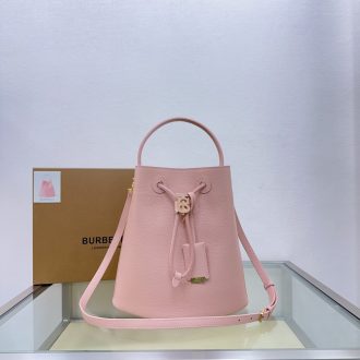 Burberry Leather Bucket Bag