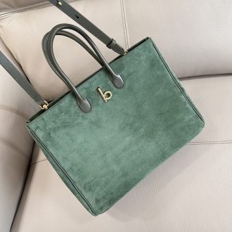 Burberry Suede Leather Shoulder Bag