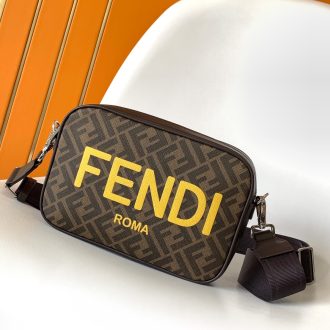 Fendi Canvas Monogram Crossbody Bag