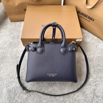 Burberry Small Leather Tote Bag