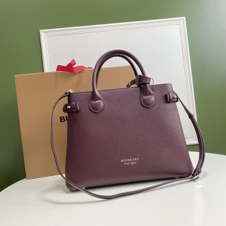 Burberry Leather Tote Bag