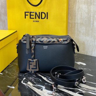 Fendi Black Leather Crossbody Bag