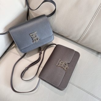 Burberry TB Monogram Leather Crossbody Bag