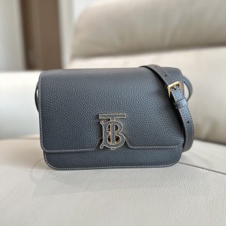 Burberry Leather TB Crossbody Bag