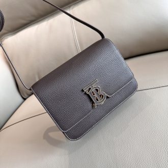 Burberry Small Leather TB Monogram Crossbody Bag