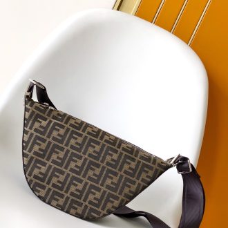 Fendi Monogram Canvas Belt Bag