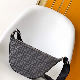 Fendi Monogram Canvas Crossbody Bag