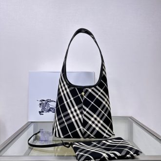 Burberry Classic Check Pattern Shoulder Bag
