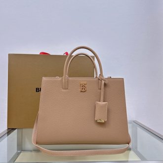 Burberry Medium Leather Tote Bag