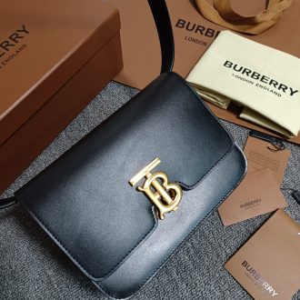 Burberry Leather TB Crossbody Bag