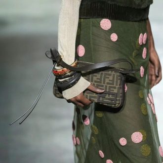 Fendi Monogram Mini Crossbody Bag