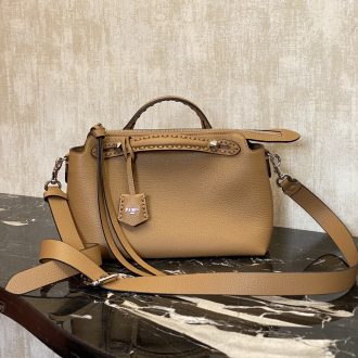 Fendi Leather Handbag with Stud Detailing