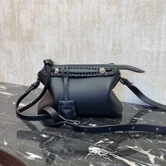 Fendi Black Leather Crossbody Bag