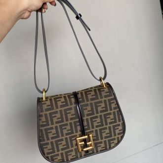 Fendi Zucca Baguette Shoulder Bag