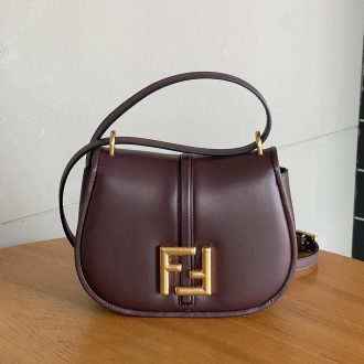Fendi Eleganza Leather Crossbody Bag