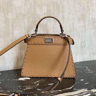 Fendi Studded Leather Handbag